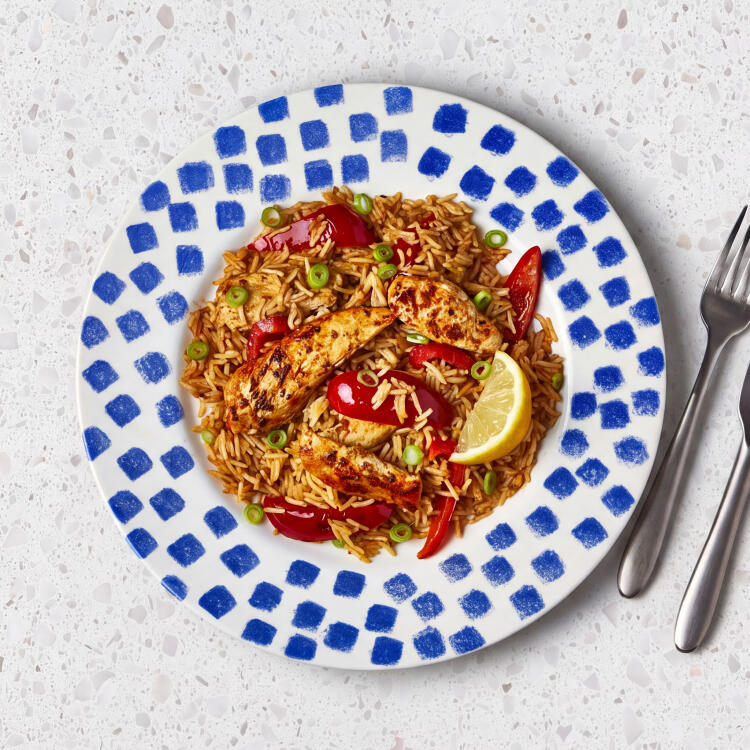 Peri Peri Chicken & Pepper Brown Rice