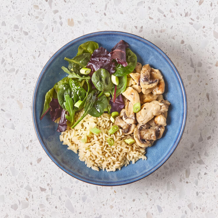Creamy Chicken & Mushroom Fricassée