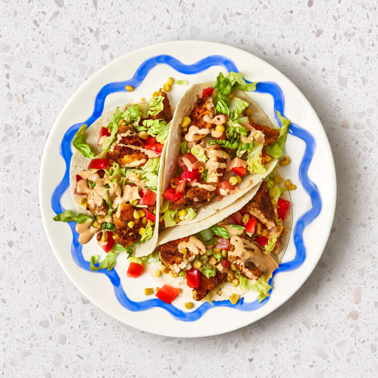 Smoky Basa & Sweetcorn Wraps With Zingy Salsa