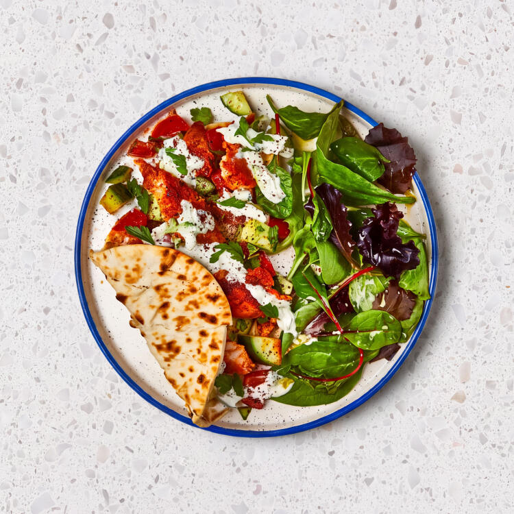 Mediterranean-Style Basa Gyro With Tzatziki Mayo