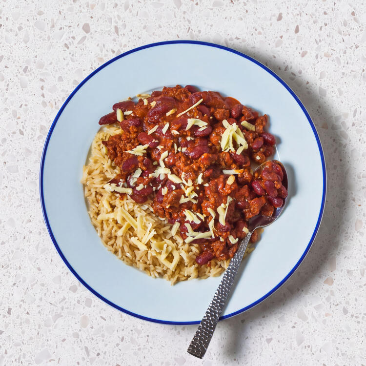 Smoky Meat-Free Chilli Con Carne With Rice