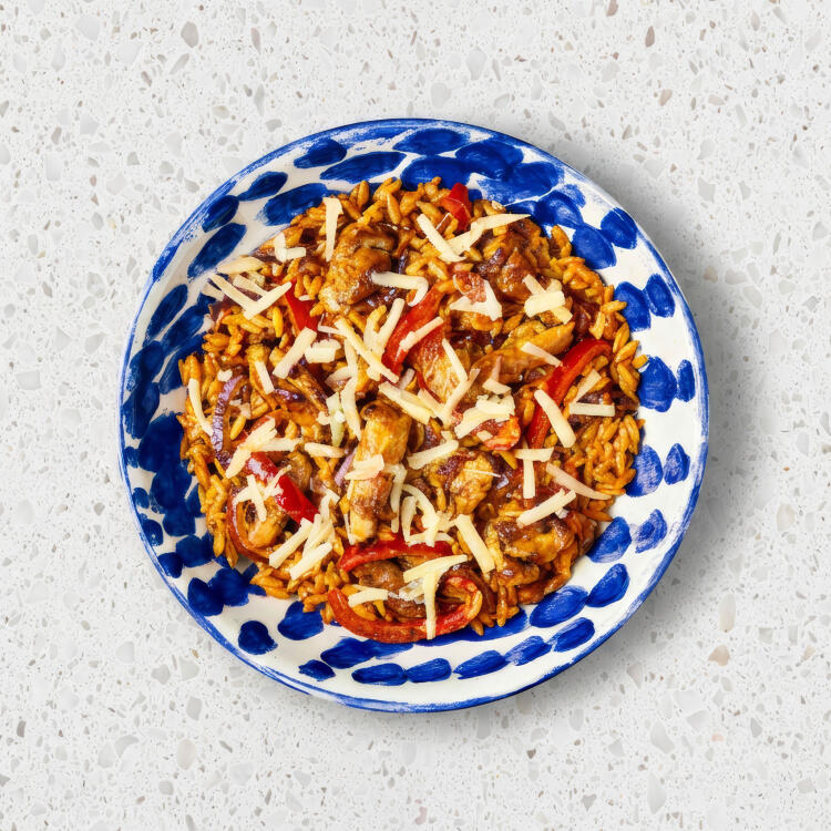 Creamy Peri Peri Chicken Breast Fajita Orzo