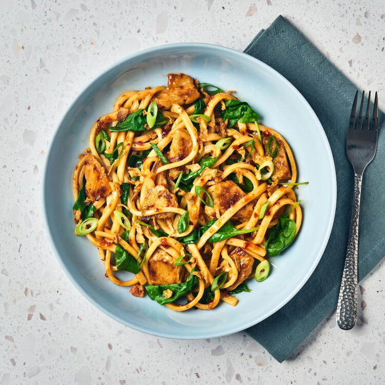 Sweet Chilli & Sesame Meat-Free Chick’n Udon