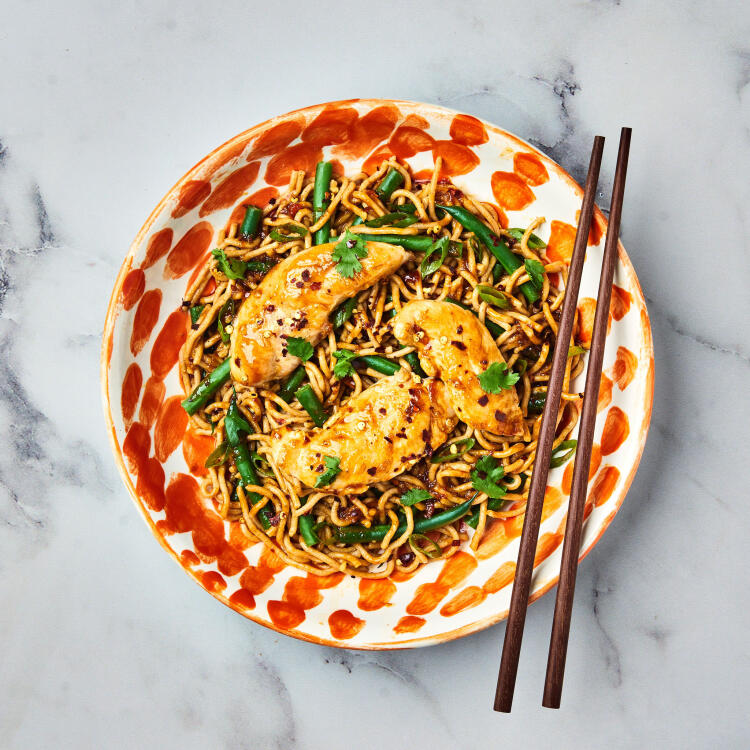 Zingy Chicken With Lime & Chilli Noodles